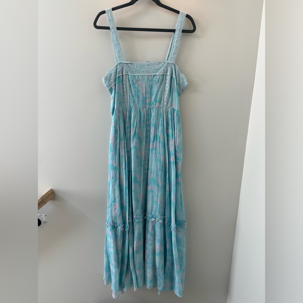 Loveshack Fancy blue sundress